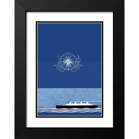 The Voyage Out No Title, 1931 Black Modern Wood Framed Art Print with Double Matting by McIntosh, Frank