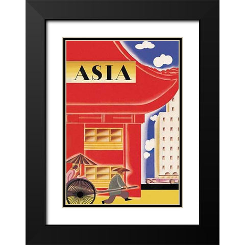 Innovation, 1932 Black Modern Wood Framed Art Print with Double Matting by McIntosh, Frank