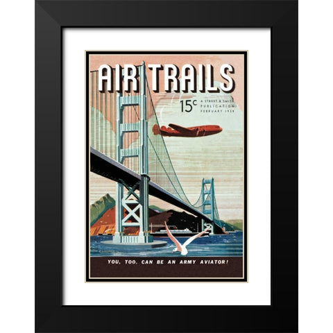 You, Too Can Be an Army Aviator, 1939 Black Modern Wood Framed Art Print with Double Matting by Unknown