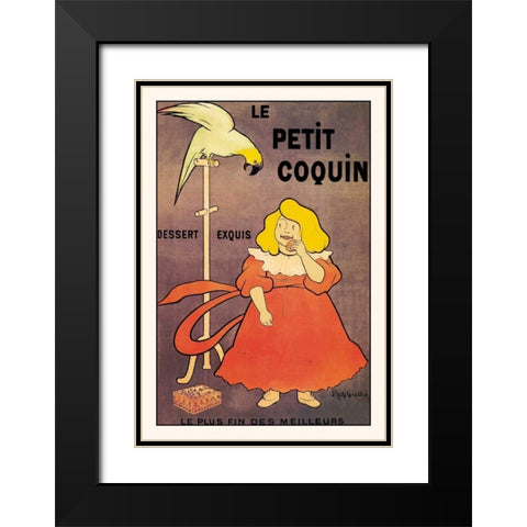 Le Petit Coquin Black Modern Wood Framed Art Print with Double Matting by Unknown