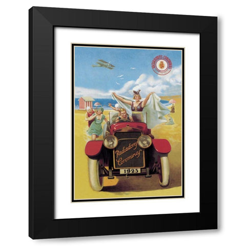 Radiadores Carominaf Black Modern Wood Framed Art Print with Double Matting by Unknown