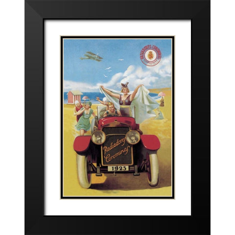 Radiadores Carominaf Black Modern Wood Framed Art Print with Double Matting by Unknown