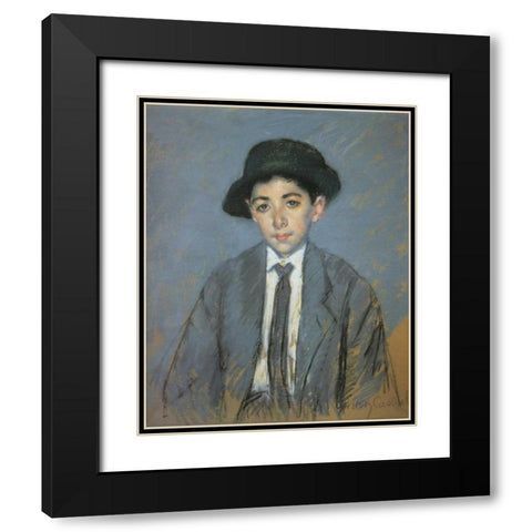 Charles D Kelekian 1910 Black Modern Wood Framed Art Print with Double Matting by Cassatt, Mary