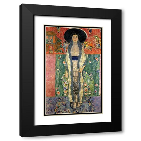 Adele Bloch-Bauer II 1912 Black Modern Wood Framed Art Print with Double Matting by Klimt, Gustav
