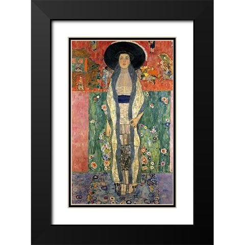Adele Bloch-Bauer II 1912 Black Modern Wood Framed Art Print with Double Matting by Klimt, Gustav