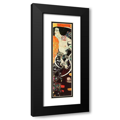 Judith II 1909 Black Modern Wood Framed Art Print with Double Matting by Klimt, Gustav