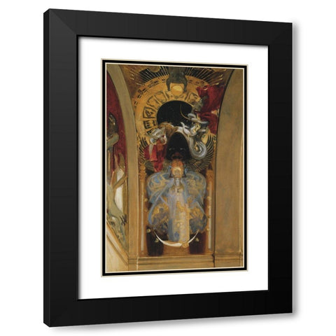 Astarte 1895 Black Modern Wood Framed Art Print with Double Matting by Sargent, John Singer