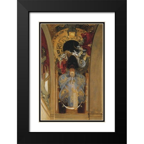 Astarte 1895 Black Modern Wood Framed Art Print with Double Matting by Sargent, John Singer