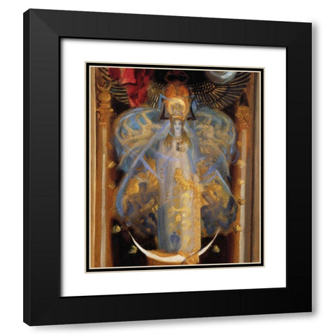 Astarte, 1895 - detail Black Modern Wood Framed Art Print with Double Matting by Sargent, John Singer