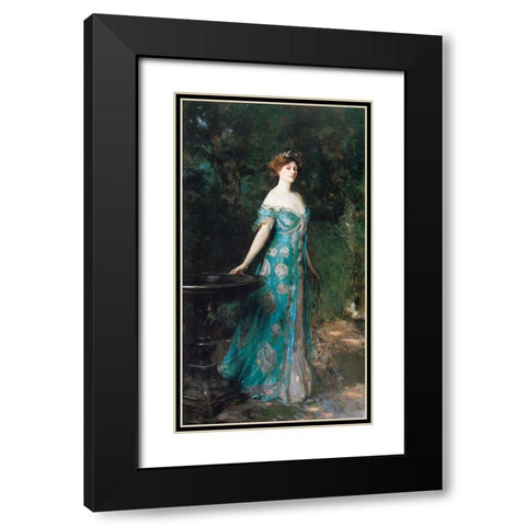 Millicent, Duchess of Sutherland, 1904 Black Modern Wood Framed Art Print with Double Matting by Sargent, John Singer