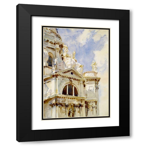 The Salute, Venice, 1902-07 Black Modern Wood Framed Art Print with Double Matting by Sargent, John Singer