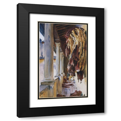 Torre Galli Wine Bags, 1910 Black Modern Wood Framed Art Print with Double Matting by Sargent, John Singer