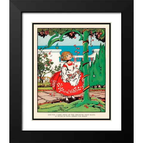 Carry Away the Treasure Black Modern Wood Framed Art Print with Double Matting by Field, Eugene