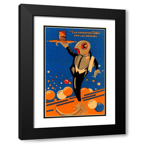 Las conservas Albo son las mejores Black Modern Wood Framed Art Print with Double Matting by Retrolabel