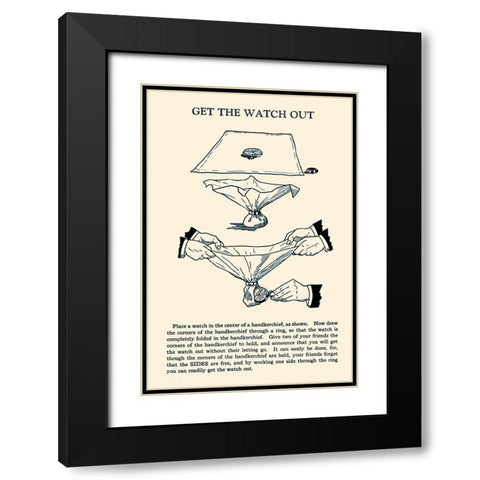 Get the Watch Out Black Modern Wood Framed Art Print with Double Matting by Retromagic