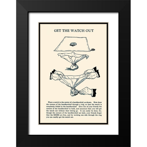 Get the Watch Out Black Modern Wood Framed Art Print with Double Matting by Retromagic