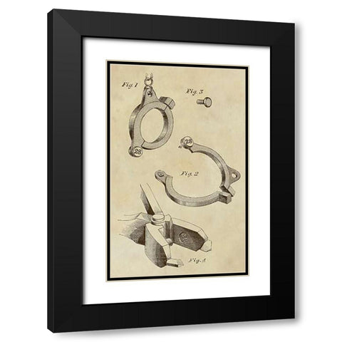 Unknown Use Numbered Collar Black Modern Wood Framed Art Print with Double Matting by Inventions