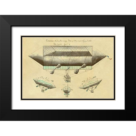 Balloon Design and Engineering Black Modern Wood Framed Art Print with Double Matting by Inventions