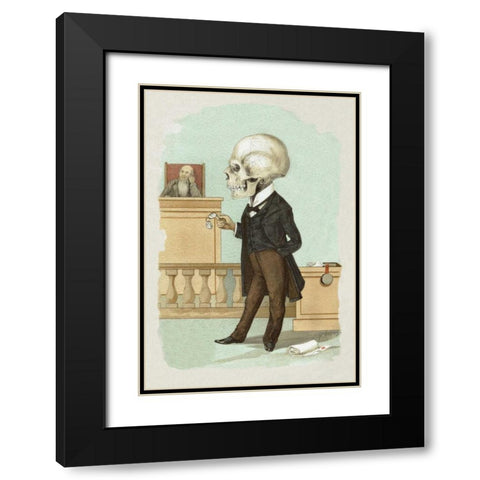 Death Under Oath Black Modern Wood Framed Art Print with Double Matting by Frusius