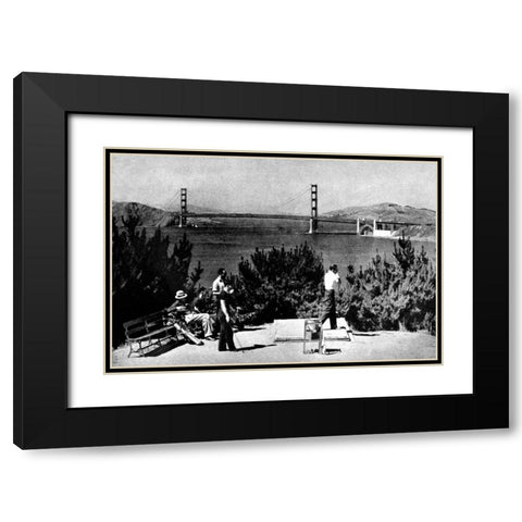 A Beautiful Shot, San Francisco, CA Black Modern Wood Framed Art Print with Double Matting by Vintage San Francisco