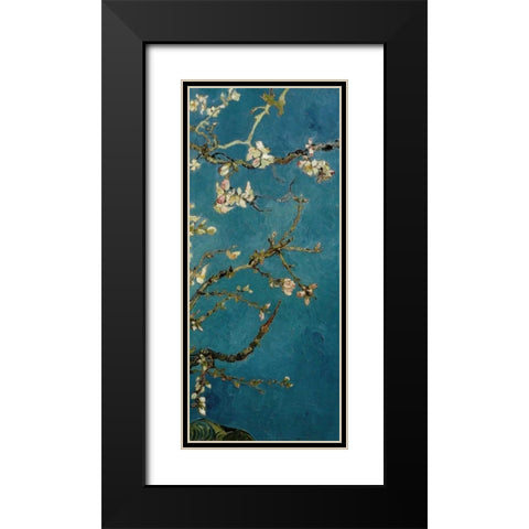 Blossoming Almond Tree - right Black Modern Wood Framed Art Print with Double Matting by Van Gogh, Vincent