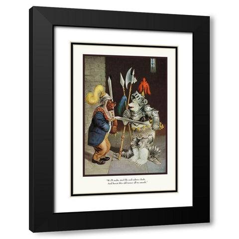 Teddy Roosevelts Bears: Make Steel Fly Black Modern Wood Framed Art Print with Double Matting by Culver, R.K.