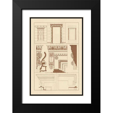 Doorways and Windows Black Modern Wood Framed Art Print with Double Matting by Buhlmann, J.