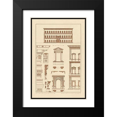Palazzo Vendramin - Calergi at Venice Black Modern Wood Framed Art Print with Double Matting by Buhlmann, J.