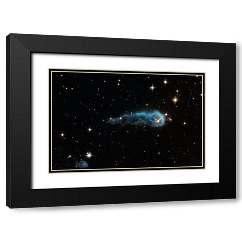 Protostar in the Cygnus Black Modern Wood Framed Art Print with Double Matting by NASA