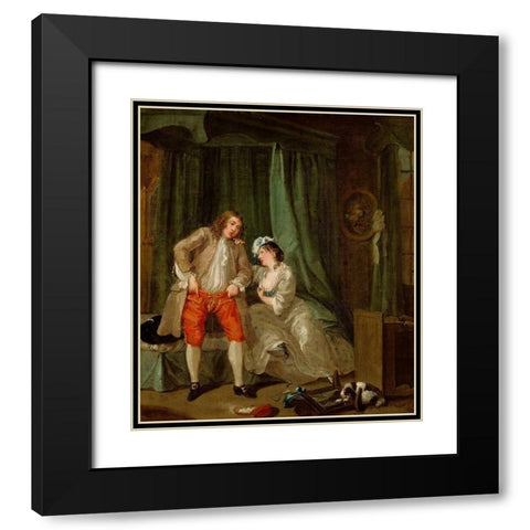 After Black Modern Wood Framed Art Print with Double Matting by Hogarth, William