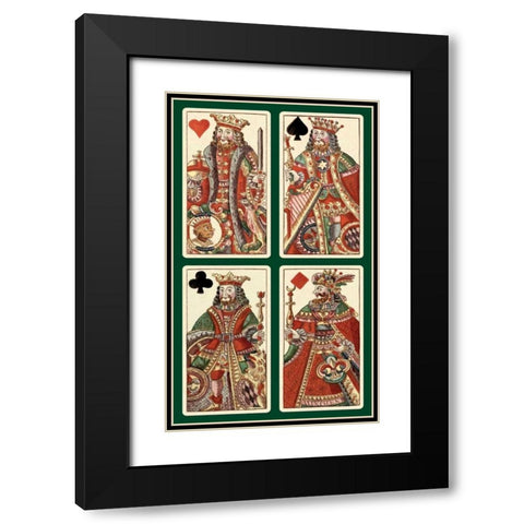 Kings - Bauern Hochzeit Deck Black Modern Wood Framed Art Print with Double Matting by Gobl, Andreas Benedictus