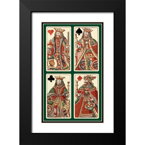 Kings - Bauern Hochzeit Deck Black Modern Wood Framed Art Print with Double Matting by Gobl, Andreas Benedictus