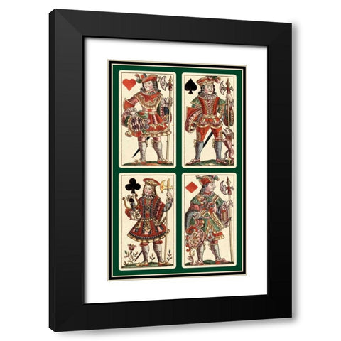 Knaves - Bauern Hochzeit Deck Black Modern Wood Framed Art Print with Double Matting by Gobl, Andreas Benedictus