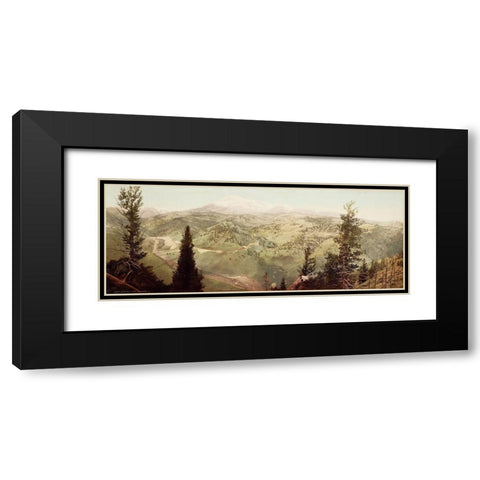Marshall Pass, Colorado, 1899 Black Modern Wood Framed Art Print with Double Matting by Jackson, William Henry