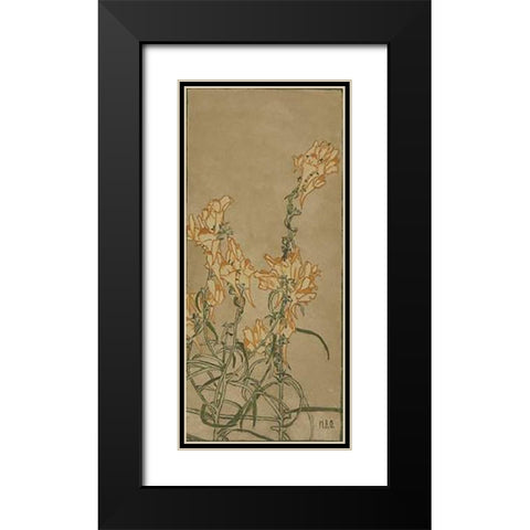 Butter and Eggs Black Modern Wood Framed Art Print with Double Matting by Overbeck, Hannah Borger