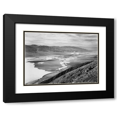 Death Valley National Monument, California - National Parks and Monuments, 1941 Black Modern Wood Framed Art Print with Double Matting by Adams, Ansel
