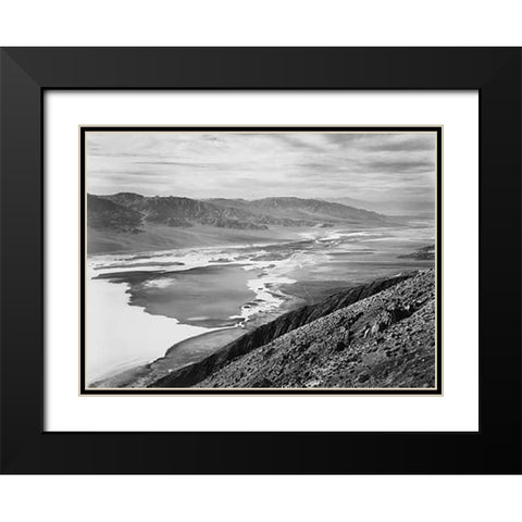 Death Valley National Monument, California - National Parks and Monuments, 1941 Black Modern Wood Framed Art Print with Double Matting by Adams, Ansel