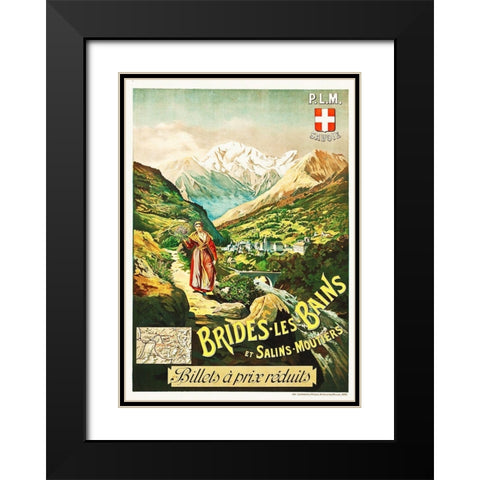 Brides Le Baines, 1900 Black Modern Wood Framed Art Print with Double Matting by Hollywood Photo Archive