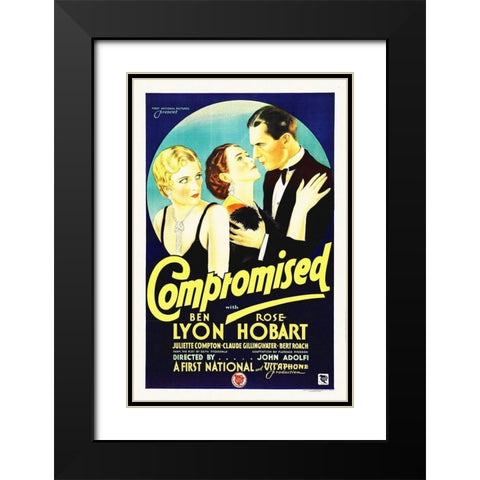 Compromised Black Modern Wood Framed Art Print with Double Matting by Hollywood Photo Archive