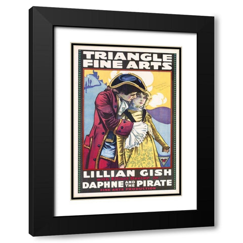 Daphne and the Pirate Black Modern Wood Framed Art Print with Double Matting by Hollywood Photo Archive