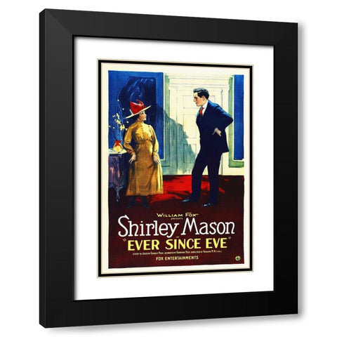 Ever Since Eve, 1921 Black Modern Wood Framed Art Print with Double Matting by Hollywood Photo Archive