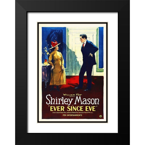Ever Since Eve, 1921 Black Modern Wood Framed Art Print with Double Matting by Hollywood Photo Archive