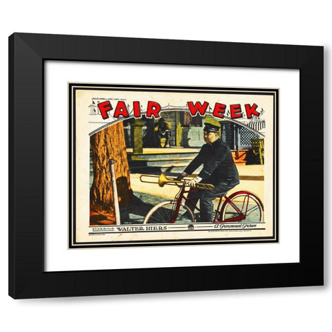 Fair Week Black Modern Wood Framed Art Print with Double Matting by Hollywood Photo Archive