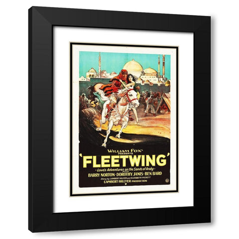 Fleetwing Black Modern Wood Framed Art Print with Double Matting by Hollywood Photo Archive