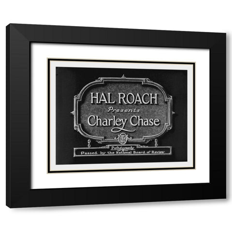 FluttHeartsHalRoachPresPRESSeq Black Modern Wood Framed Art Print with Double Matting by Hollywood Photo Archive