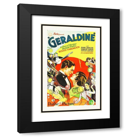 Geraldine, 1929 Black Modern Wood Framed Art Print with Double Matting by Hollywood Photo Archive