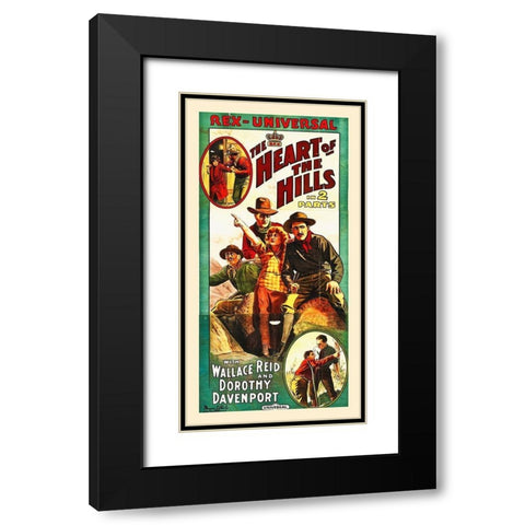 Heart of the Hills Black Modern Wood Framed Art Print with Double Matting by Hollywood Photo Archive