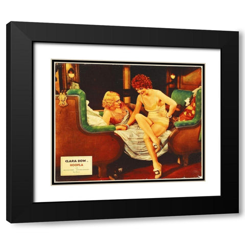 Hoopla Black Modern Wood Framed Art Print with Double Matting by Hollywood Photo Archive