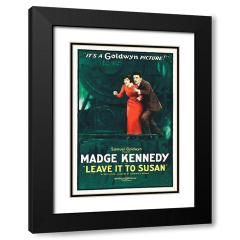 Leave It To Susan Black Modern Wood Framed Art Print with Double Matting by Hollywood Photo Archive