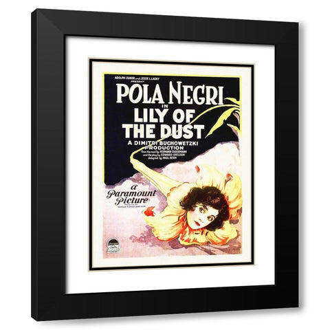 Lily of the Dust, 1924 Black Modern Wood Framed Art Print with Double Matting by Hollywood Photo Archive